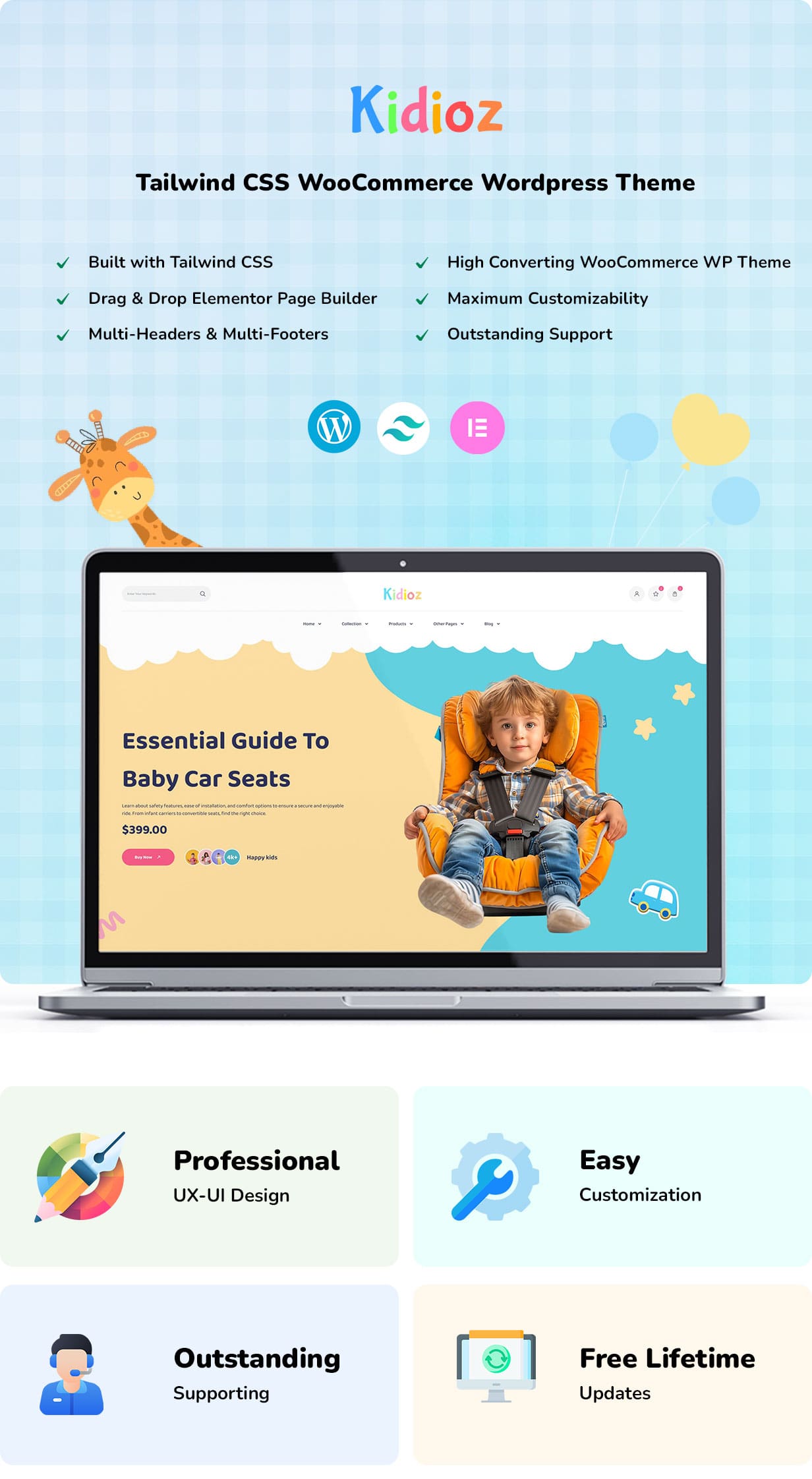 kidioz - WordPress Theme - 1